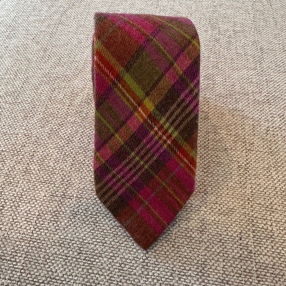 DRAKE’S Wool Tie-Handmade in London-Stunning - Picture 6 of 6